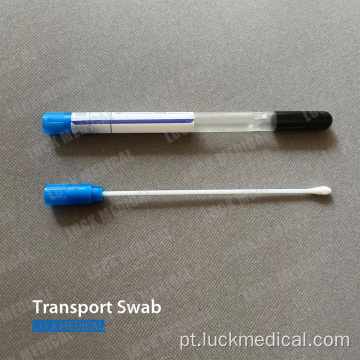 Cultura bacteriana e swab de transporte